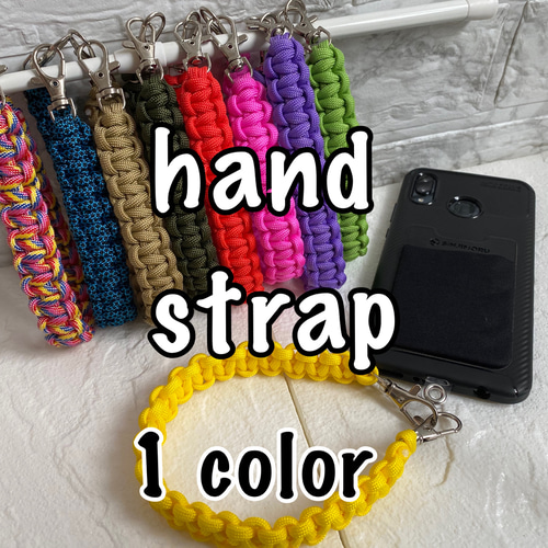 1カラーオーダー】パラコードハンドストラップ【受注製作】 ネック