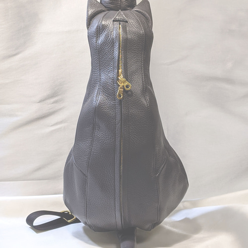 CHIGRACCI 新作 NEW Ture-tette 「猫バッグ」グレー リアルな猫型