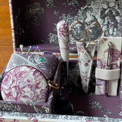 カルトナージュミニ裁縫箱 おとぎの国から飛び出したような可愛らしい