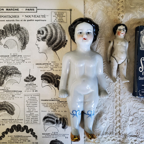 ドイツ 19世紀後半 フローズンシャーロット 15.8cm その他人形 Mon