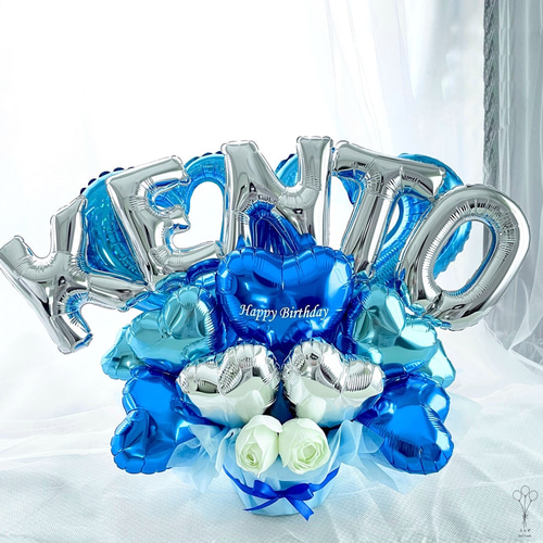 推し ネームバルーン バルーンギフト アイドル 本人不在 メンカラ 名