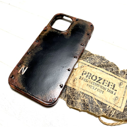 スチームパンクスペースギアさび塗装強化iPhone 11.11pro他対応ケース