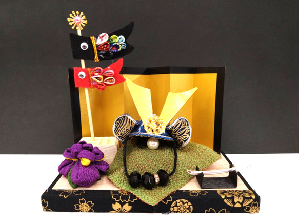 こどもの日 つまみ細工 兜飾り 鯉のぼり その他インテリア雑貨