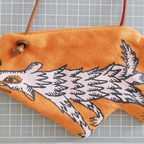 wolf & flower 希少！狼と花 ミニポーチ ミナペルホネン 小銭入れ