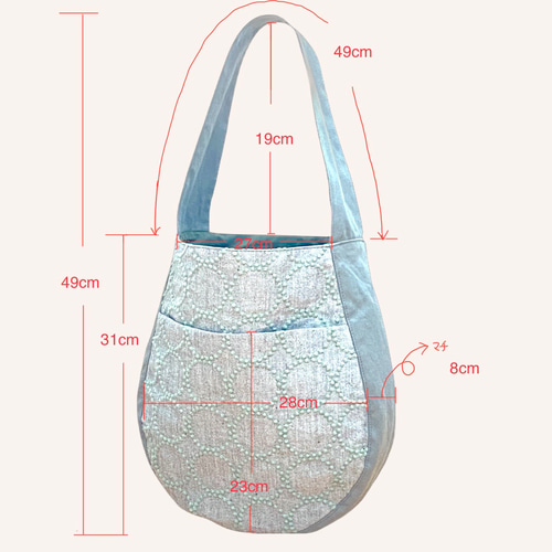 しずくショルダーバック ミナペルホネン'tambourine' ショルダーバッグ