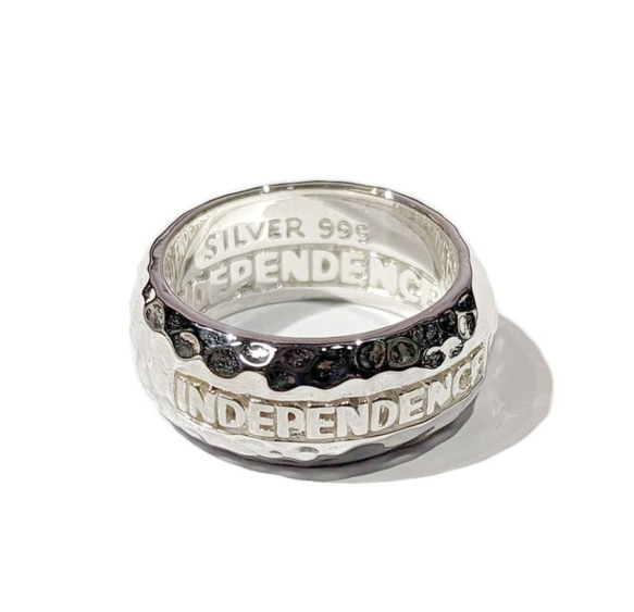 INDEPENDENCE シルバーリング 【インディペンデンス】純銀 シルバー999