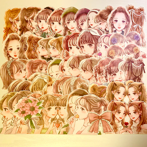 おすそ分けファイル♡ 紙もの390点♡ No.244 シール・ステッカー ポチ