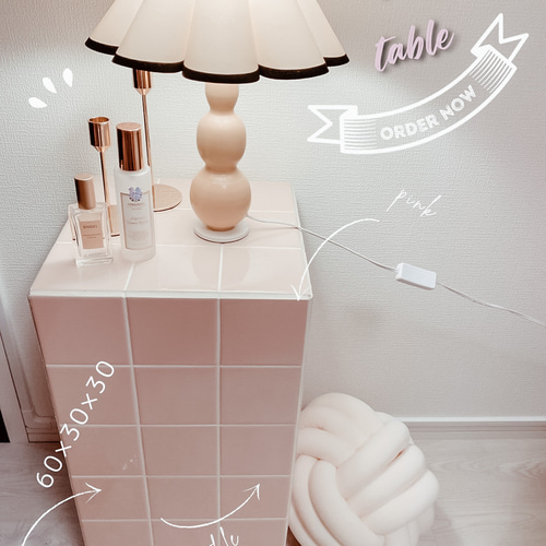 韓国インテリア タイルテーブル その他インテリア雑貨 charm* 通販