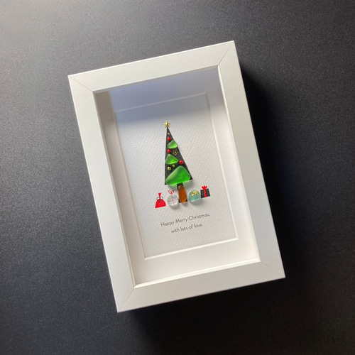 シーグラスアート「クリスマスツリー」 その他アート ゆきみ工房 通販