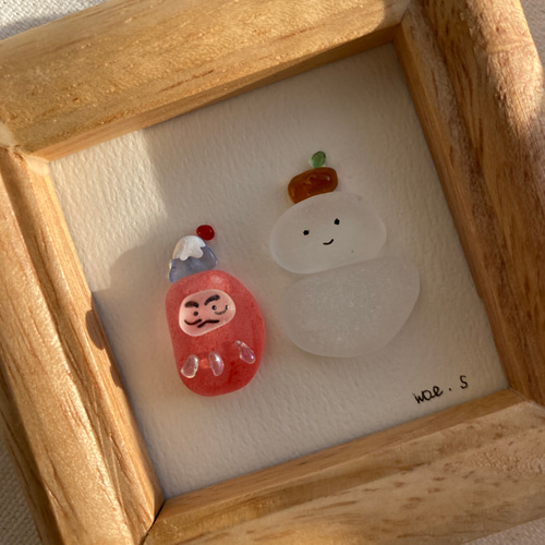 WOL.S シーグラスアート お正月 その他インテリア雑貨 WOL.S 通販