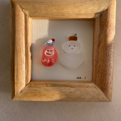 WOL.S シーグラスアート お正月 その他インテリア雑貨 WOL.S 通販