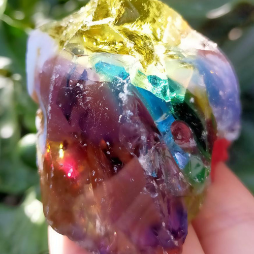 レア アンダラクリスタル 195.5g マルチカラー ＜ 要事前コメント