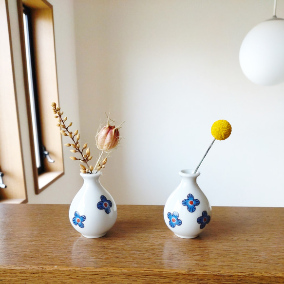九谷焼＊日本製一輪挿しドライフラワーセット❀インテリア ギフト