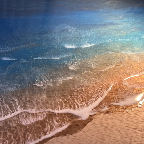 レジンアート 海アート エポキシレジンアート インテリア 壁掛け