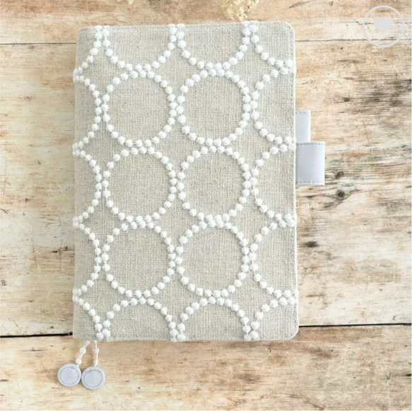 A5 タンバリン 手帳カバーケース キナリ ナチュラル ミナペルホネン