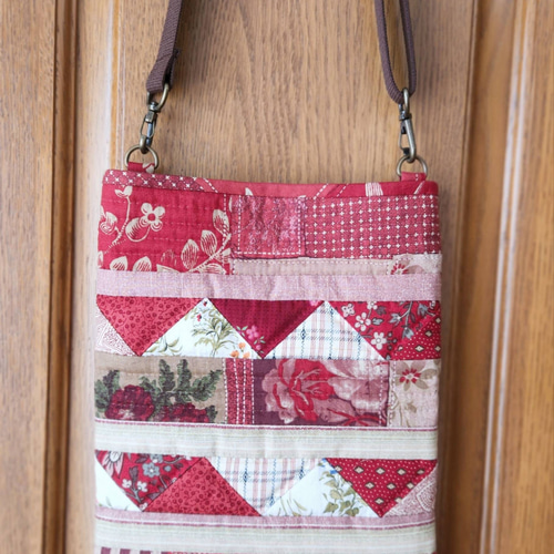 一点限定】すべてこうの早苗さんの生地で＊パッチワークのショルダー