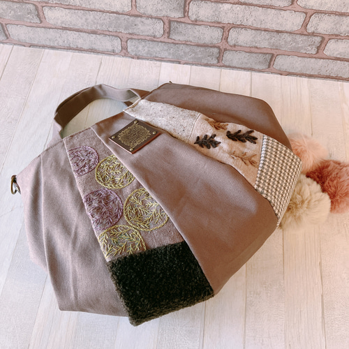 春幸秋　グラニーバッグ　ハンドメイド 春幸秋様 Lサイズ グラニーバッグ ハンドメイド