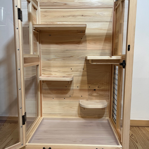 木製ケージ ウサギ小屋 ネコの家 ペット小屋 サークル 動物 フェレット