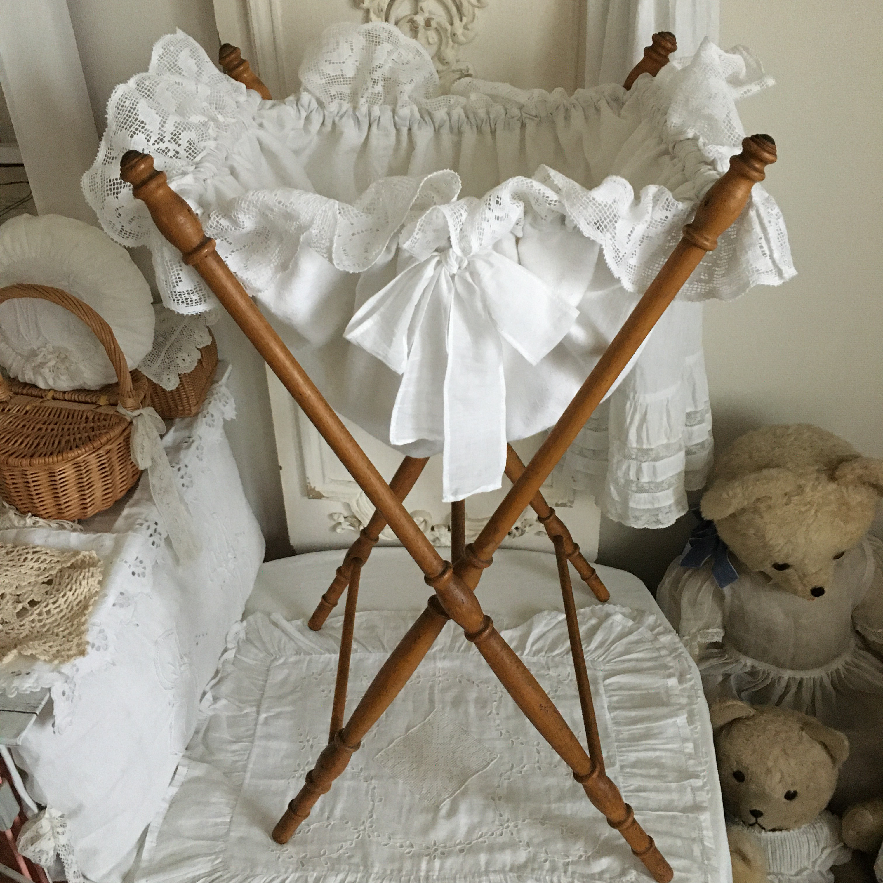 フランスアンティーク トラバイユーズ ソーイングスタンド リメイク