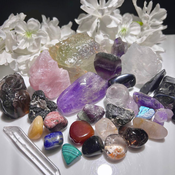 300g いろいろセット まとめ売り ショップおまかせ 天然石 原石 置物