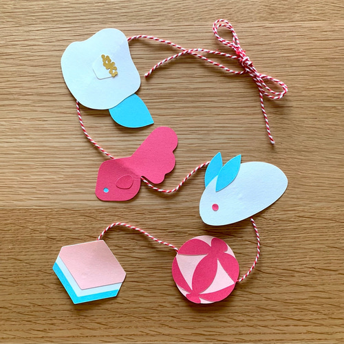 ひな祭り】つるし雛風の紙飾りセット 雑貨・その他 party-crafts 通販