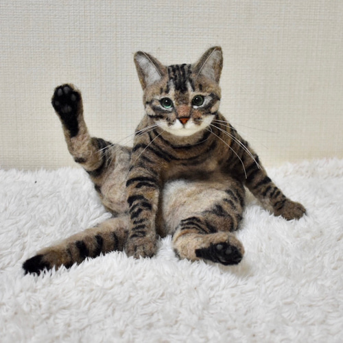 オーダーメイド】あなたの猫さんお作りします 羊毛フェルト 受注生産