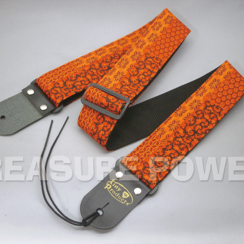 和柄ギターストラップ Kimonシリーズ #005 着物シリーズ 楽器