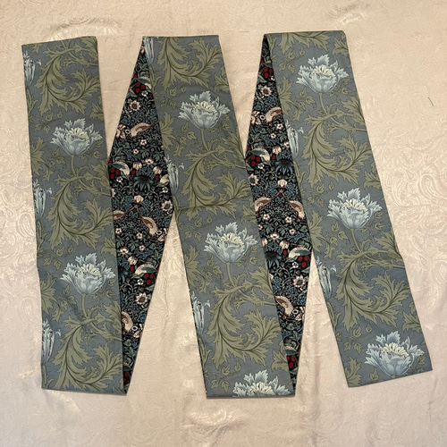 ウィリアムモリス 半幅帯 ハンドメイド 長尺 浴衣 着物 アネモネ