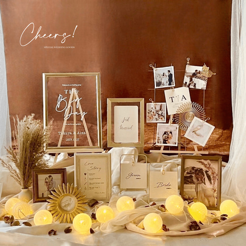 再販】秋冬婚向け ドライフラワー付き ウェルカムスペース おまとめ