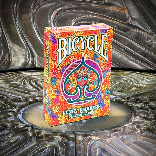 Bicycle Funky Flowers Playing Cards (カスタムバイスクル オリジナル
