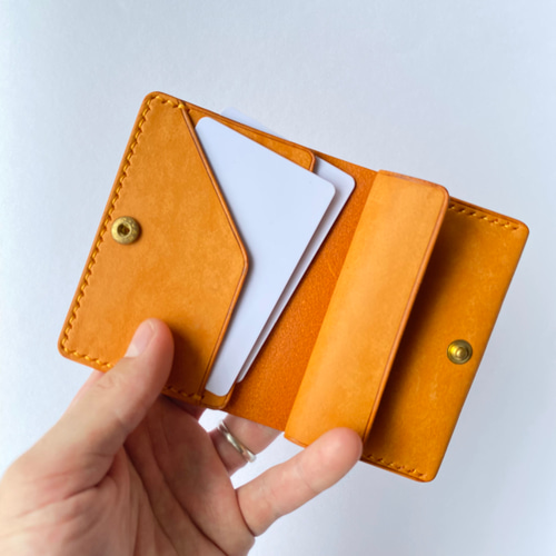 限定色 オレンジ】 ○すっきりこ コンパクトミニウォレット コンパクト