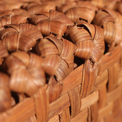 99014六角花結び編み 山葡萄 かごバッグ やまぶどう 山ぶどう カゴ