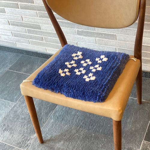 ノッティング織りの椅子敷_2 クッション・クッションカバー