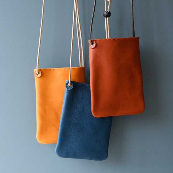 栃木レザー ポシェット ショルダー 本革 「ヴォーノオイル