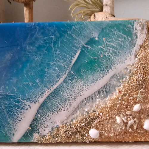 海を感じるインテリア レジンオーシャンアート シェルラグーン SM