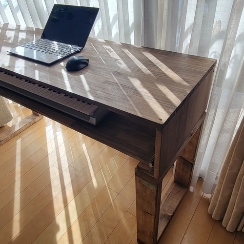 DTMデスク S140-45 DAW スライドテーブル(300) ダイニングテーブル 森