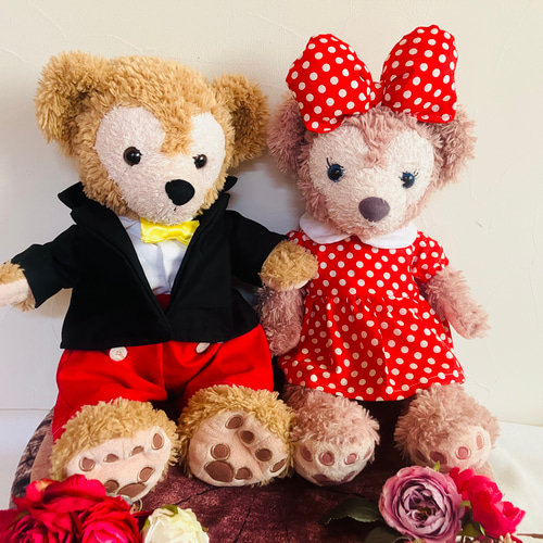 ダッフィー シェリーメイ ミッキー ミニー コスチューム ハンドメイド