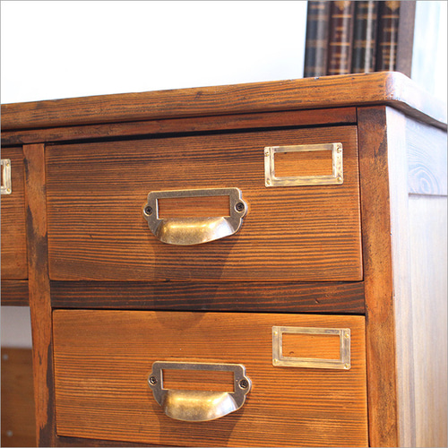 昭和初期 片袖 ワークデスク デスク 机 無垢材 天然木 アンティーク