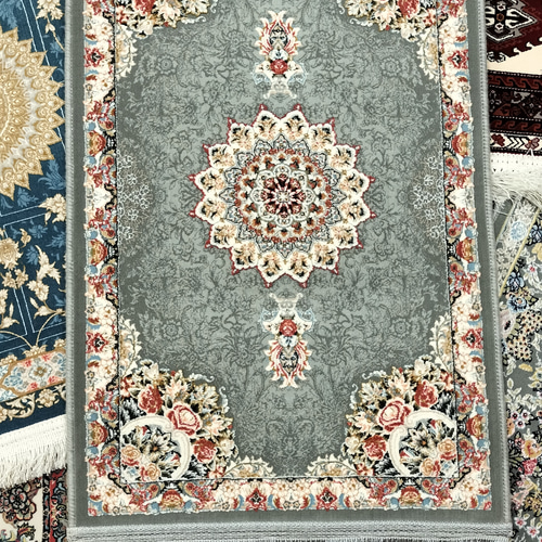 ペルシャ絨毯 カシャーン 80x50cm (玄関マット) 1.4kg カーペット