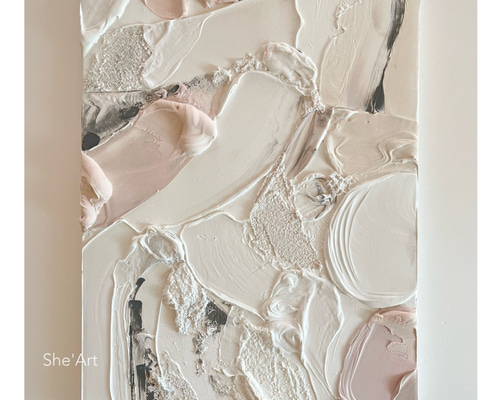 原画LL・modern・モーヴピンク /モダンアート・テクスチャーアート