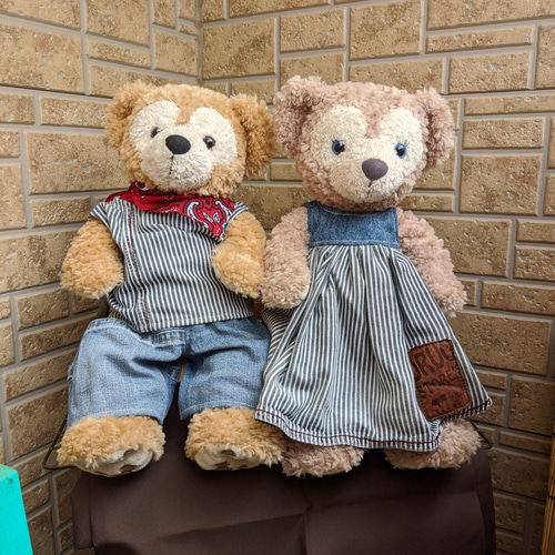 ダッフィー・シェリーメイ コスチューム ぬいぐるみ しろねこぷりん