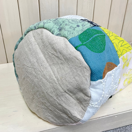 ミナペルホネンのパッチワークのバケツバッグ バケツバッグ *Tea