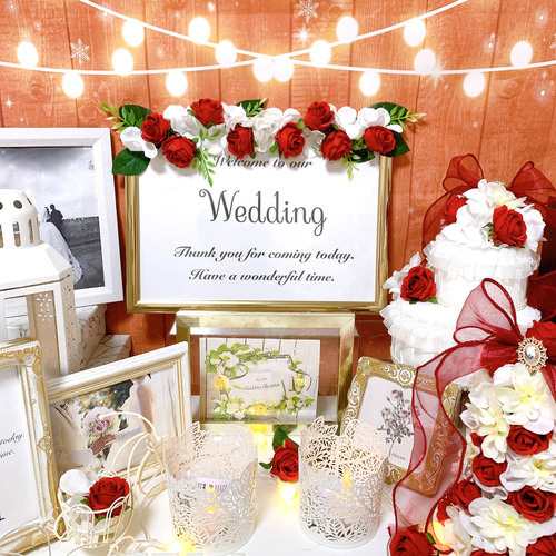 受注製作 No.1031 ウェルカムスペース 結婚式 まとめ売り クリスマス