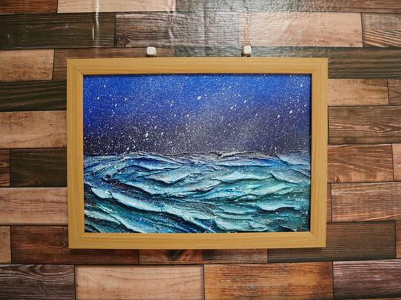 油絵 絵画 【吹雪の海 】 絵画 HR 通販 16889921｜Creema(クリーマ