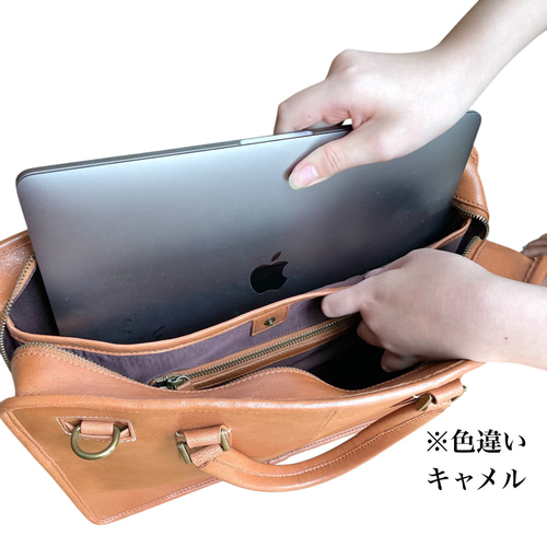 今だけ20％OFF②A本革2wayクラシック・ブリーフケース ダークブラウン