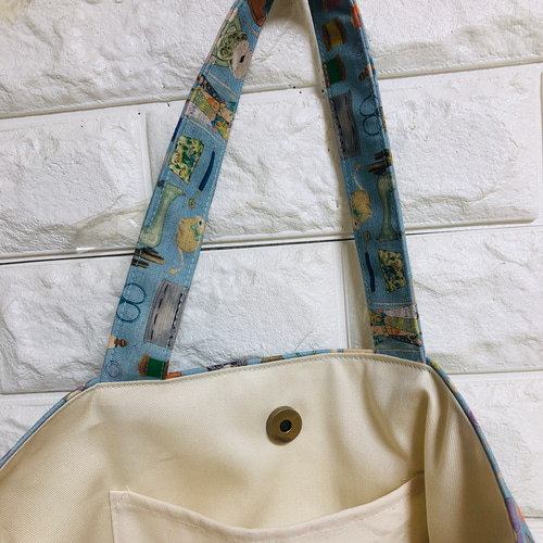 ❤️大人気新柄yukiemonお好きな生地でトートバッグ作成致します