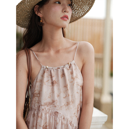 夏 花柄 リゾートスタイル ゆったり ビーチスカート シフォン