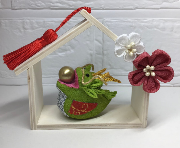 絵馬 龍 つまみ細工 ちりめん細工 その他置物 ふくちゃん 通販