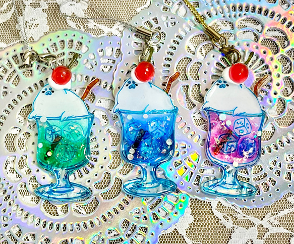 クリームソーダアザラシキーホルダー その他アクセサリー mizoochi