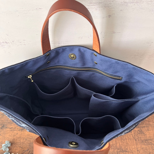 Lサイズ A4サイズ対応 ミナペルホネン dop タンバリン 機能的なトート